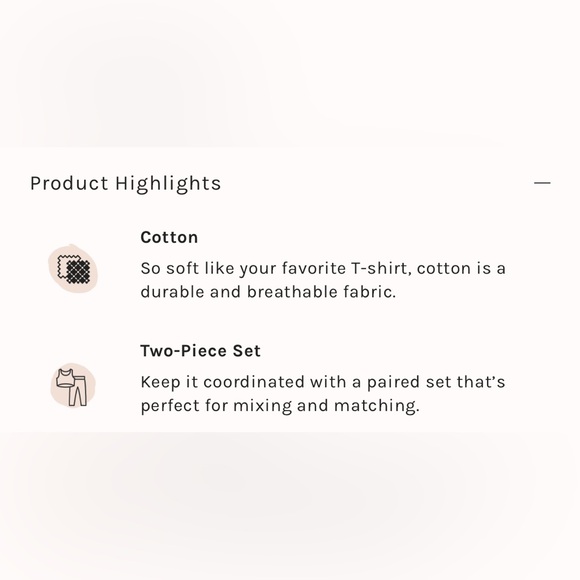 Free people Annabelle Set. NWOT. New with buttons - Picture 3 of 3